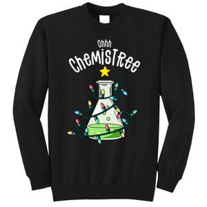 Funny Science Teacher Oh Chemistree Chemistry Christmas Sweatshirt