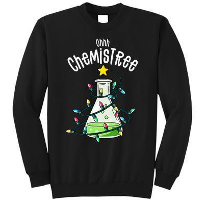 Funny Science Teacher Oh Chemistree Chemistry Christmas Sweatshirt