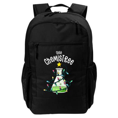 Funny Science Teacher Oh Chemistree Chemistry Christmas Backpack