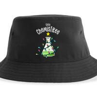 Funny Science Teacher Oh Chemistree Chemistry Christmas Sustainable Bucket Hat