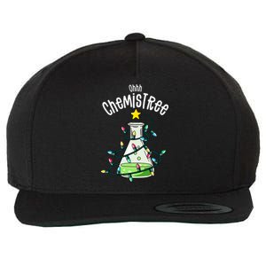 Funny Science Teacher Oh Chemistree Chemistry Christmas Wool Snapback Cap