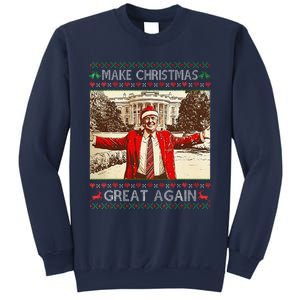 Funny Santa Trump Make Christmas Great Again Ugly Sweater Sweatshirt