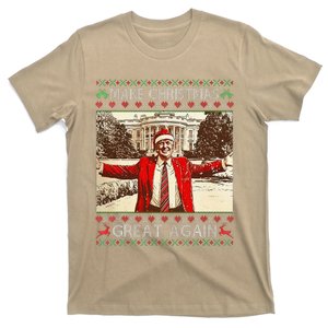 Funny Santa Trump Make Christmas Great Again Ugly Sweater T-Shirt