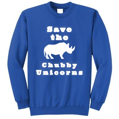 Funny Save The Chubby Unicorns Meaningful Gift Sweatshirt