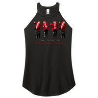 Funny Santa Trump Have Yourself A Merry Maga Christmas Xmas Women's Perfect Tri Rocker Tank