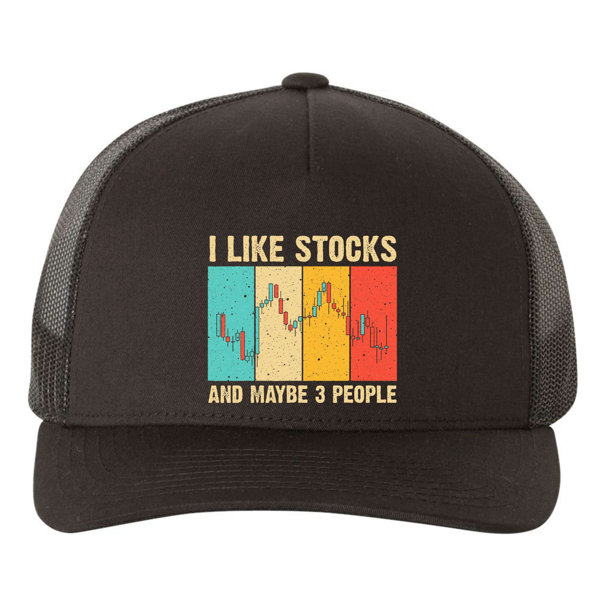 Funny Stock Trading Stockbroker Day Trading Marketing Lovers Yupoong Adult 5-Panel Trucker Hat