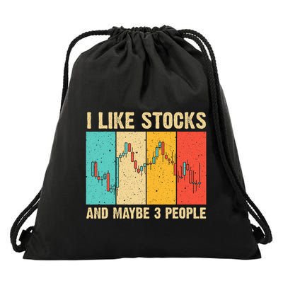 Funny Stock Trading Stockbroker Day Trading Marketing Lovers Drawstring Bag