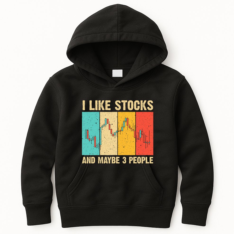 Funny Stock Trading Stockbroker Day Trading Marketing Lovers Kids Hoodie