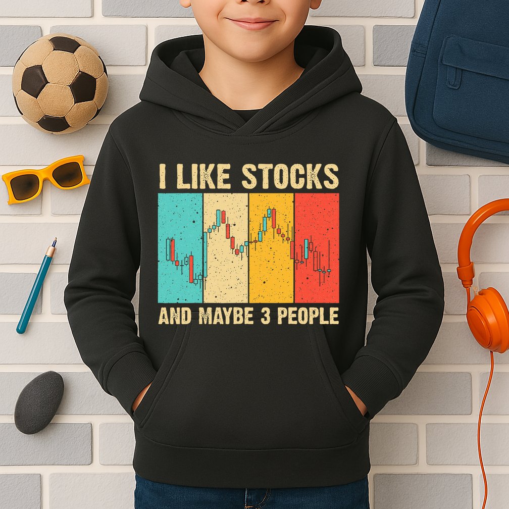Funny Stock Trading Stockbroker Day Trading Marketing Lovers Kids Hoodie