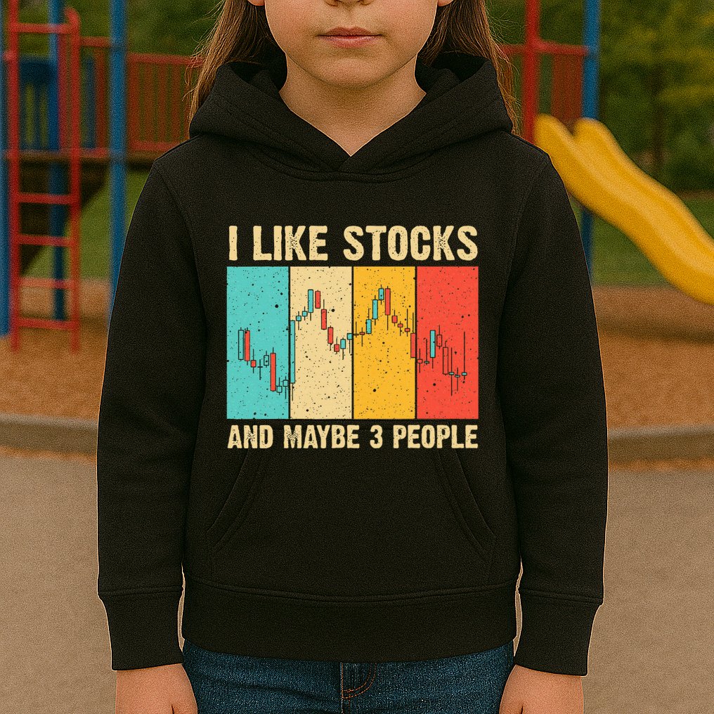 Funny Stock Trading Stockbroker Day Trading Marketing Lovers Kids Hoodie