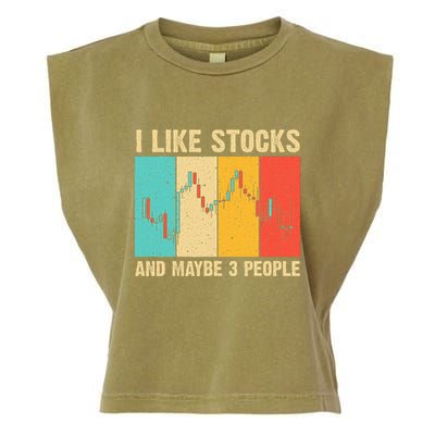 Funny Stock Trading Stockbroker Day Trading Marketing Lovers Garment-Dyed Women's Muscle Tee
