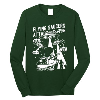 Flying Saucer Under Attack Long Sleeve Shirt