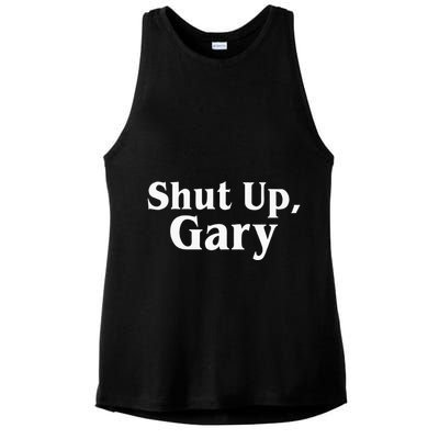 Football Shut Up Gary Ladies PosiCharge Tri-Blend Wicking Tank