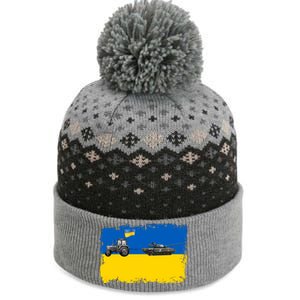 Farmer Support Ukraine The Baniff Cuffed Pom Beanie