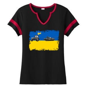 Farmer Support Ukraine Ladies Halftime Notch Neck Tee