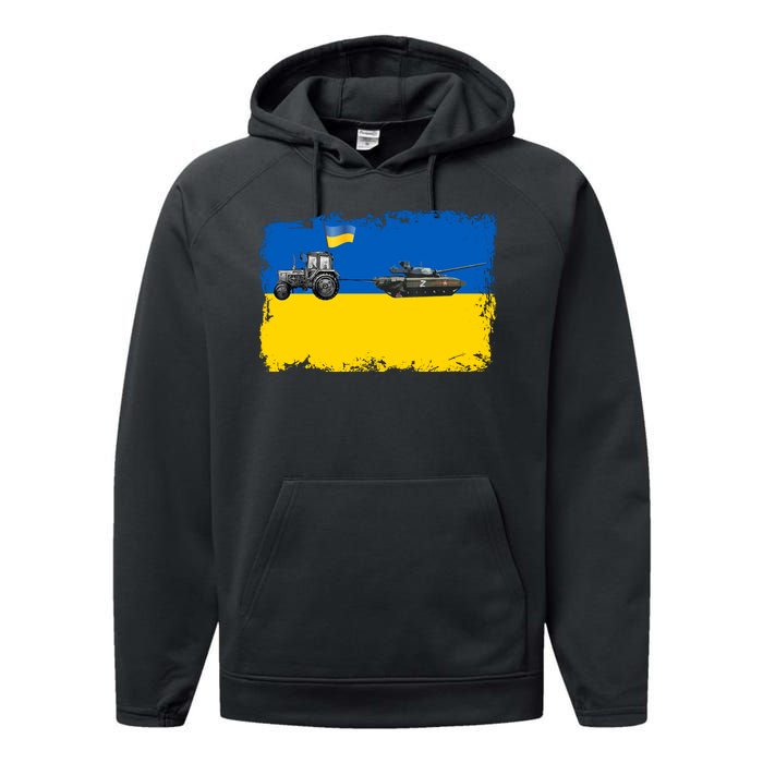 Farmer Support Ukraine Performance Fleece Hoodie