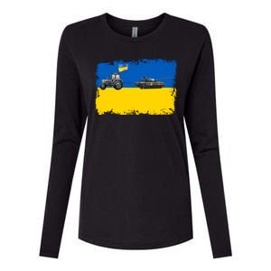 Farmer Support Ukraine Womens Cotton Relaxed Long Sleeve T-Shirt