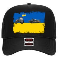 Farmer Support Ukraine High Crown Mesh Back Trucker Hat