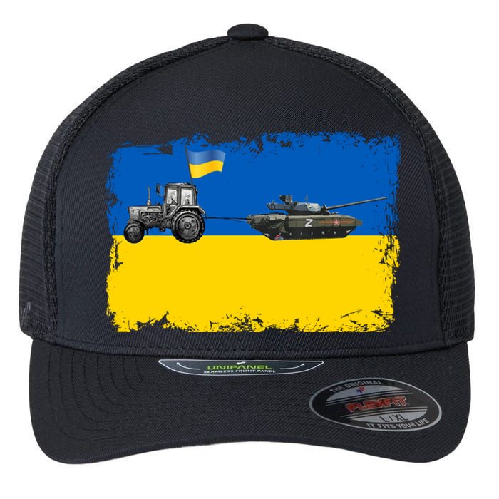 Farmer Support Ukraine Flexfit Unipanel Trucker Cap