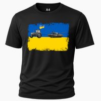 Farmer Support Ukraine Cooling Performance Crew T-Shirt