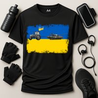 Farmer Support Ukraine Cooling Performance Crew T-Shirt