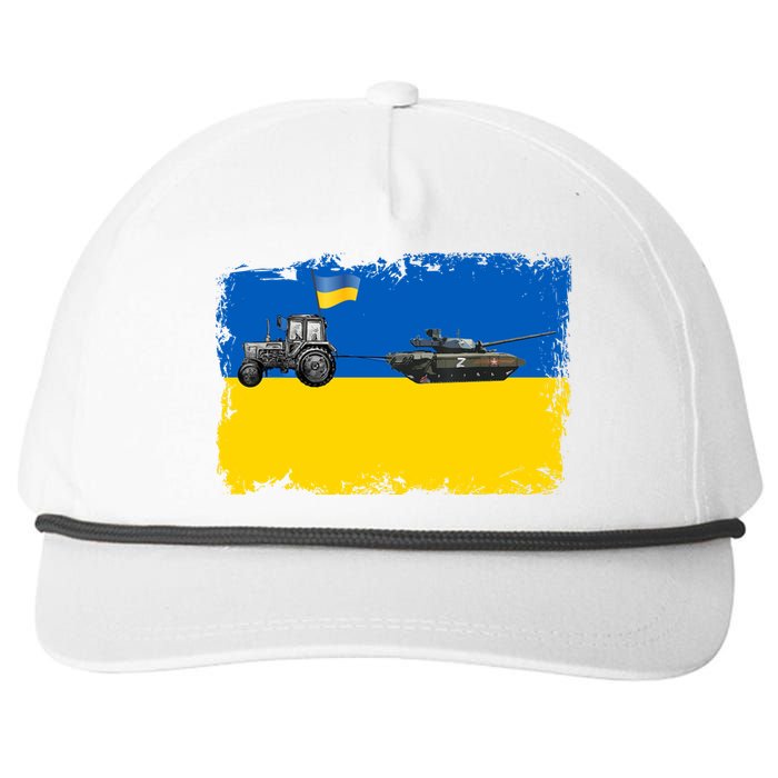 Farmer Support Ukraine Snapback Five-Panel Rope Hat