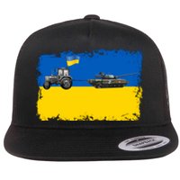 Farmer Support Ukraine Flat Bill Trucker Hat