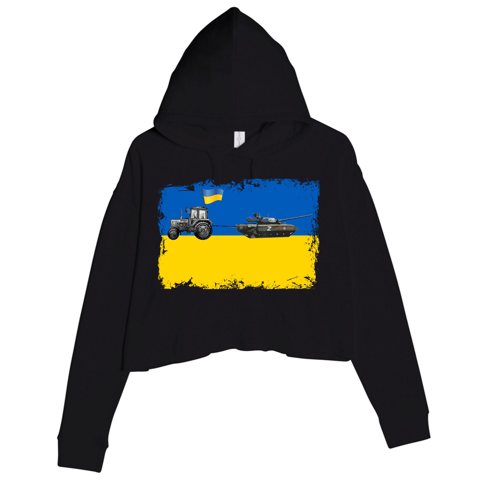 Farmer Support Ukraine Crop Fleece Hoodie