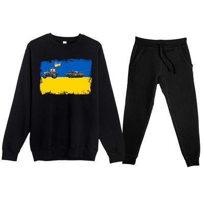 Farmer Support Ukraine Premium Crewneck Sweatsuit Set