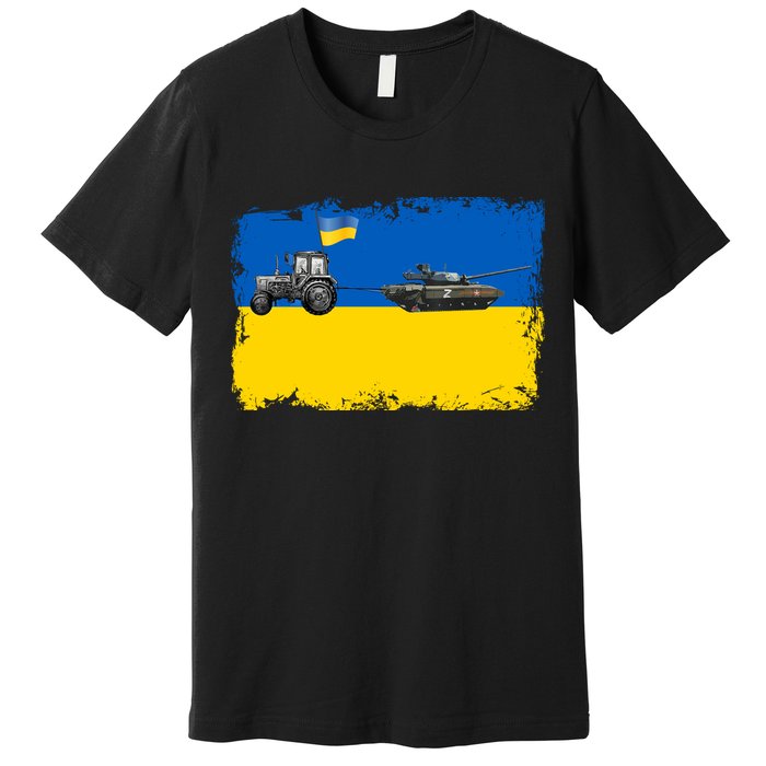 Farmer Support Ukraine Premium T-Shirt