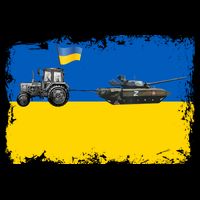 Farmer Support Ukraine Premium T-Shirt
