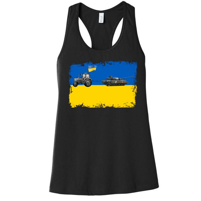 Farmer Support Ukraine Women's Racerback Tank