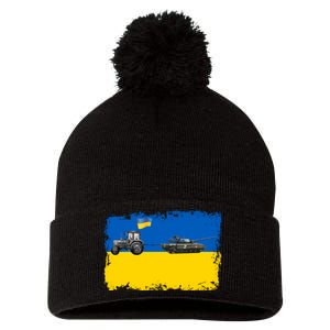 Farmer Support Ukraine Pom Pom 12in Knit Beanie