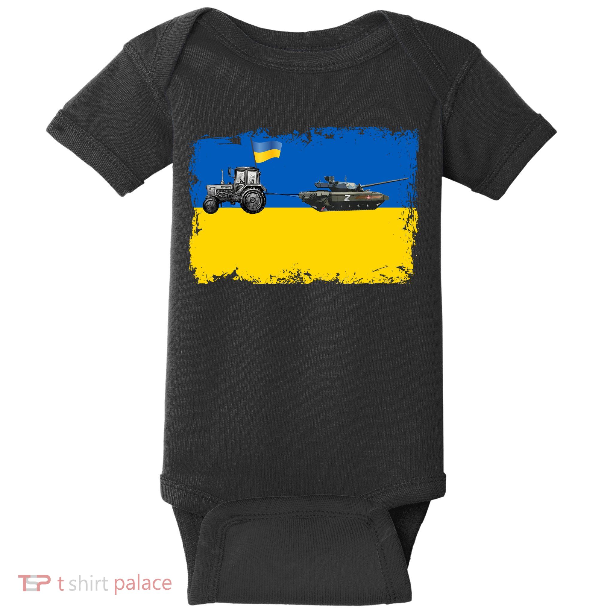 Farmer Support Ukraine Baby Bodysuit