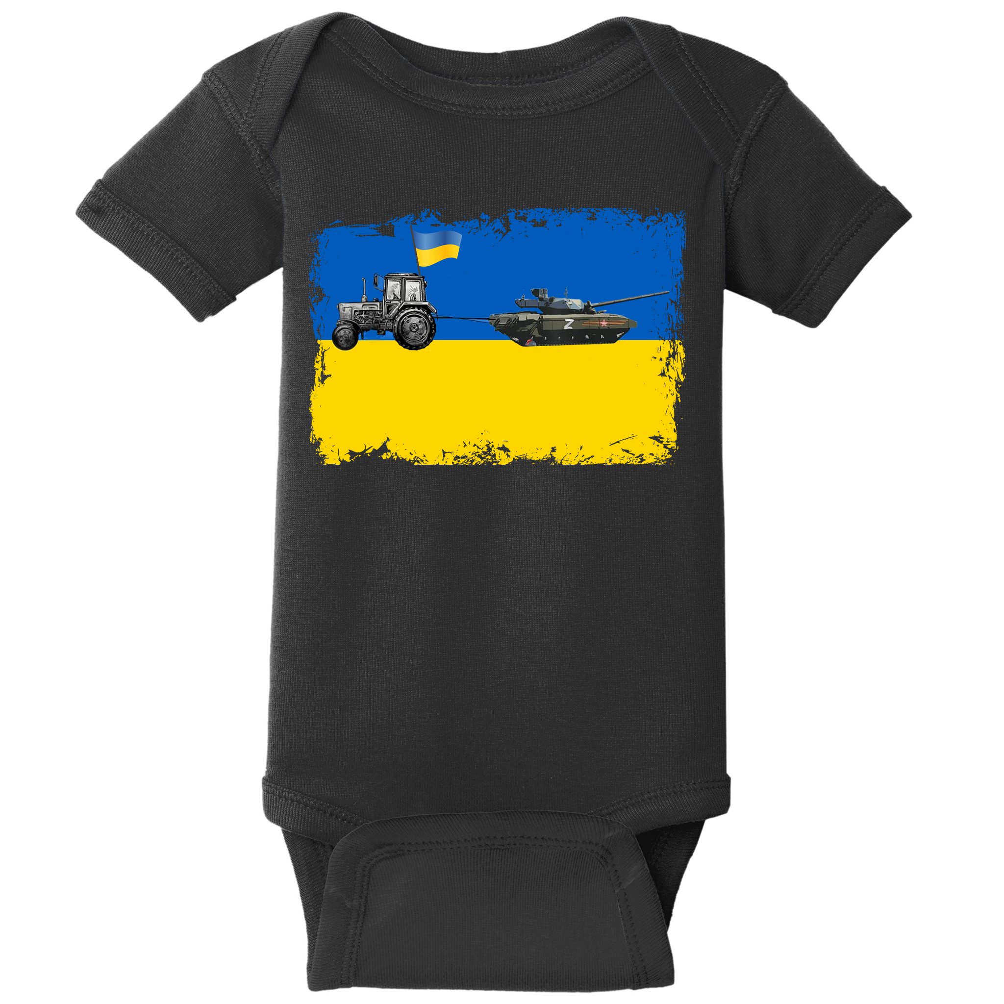 Farmer Support Ukraine Baby Bodysuit