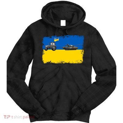 Farmer Support Ukraine Tie Dye Hoodie