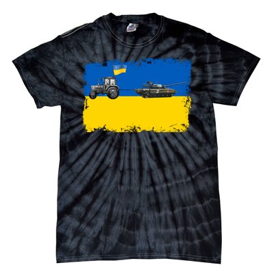 Farmer Support Ukraine Tie-Dye T-Shirt