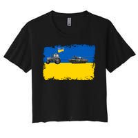 Farmer Support Ukraine Women's Crop Top Tee