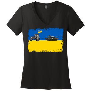 Farmer Support Ukraine Women's V-Neck T-Shirt