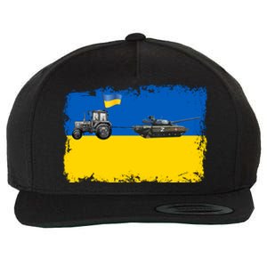 Farmer Support Ukraine Wool Snapback Cap