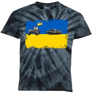 Farmer Support Ukraine Kids Tie-Dye T-Shirt