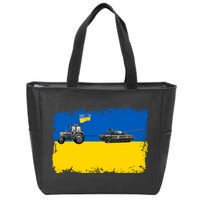Farmer Support Ukraine Zip Tote Bag