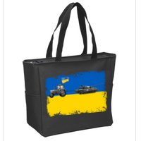 Farmer Support Ukraine Zip Tote Bag
