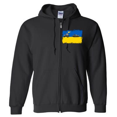 Farmer Support Ukraine Full Zip Hoodie