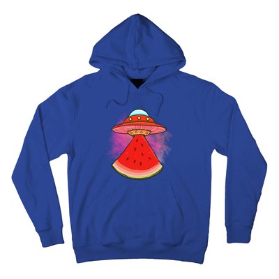 Funny Summer Ufo Watermelon Slice Gift Hoodie