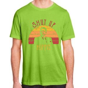 Funny Shut Up Hippie Ronald Regan Conservative Anti Liberal Vneck Adult ChromaSoft Performance T-Shirt