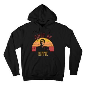 Funny Shut Up Hippie Ronald Regan Conservative Anti Liberal Vneck Tall Hoodie