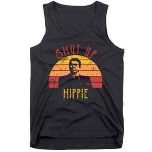 Funny Shut Up Hippie Ronald Regan Conservative Anti Liberal Vneck Tank Top