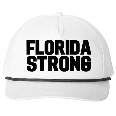 Florida Strong Usa America State Snapback Five-Panel Rope Hat