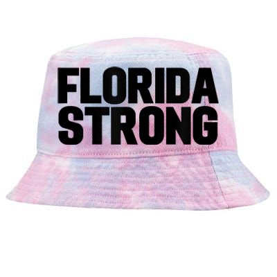 Florida Strong Usa America State Tie-Dyed Bucket Hat